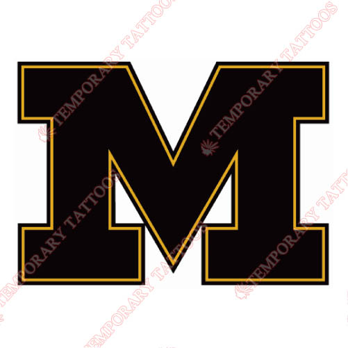 Missouri Tigers Customize Temporary Tattoos Stickers NO.5147